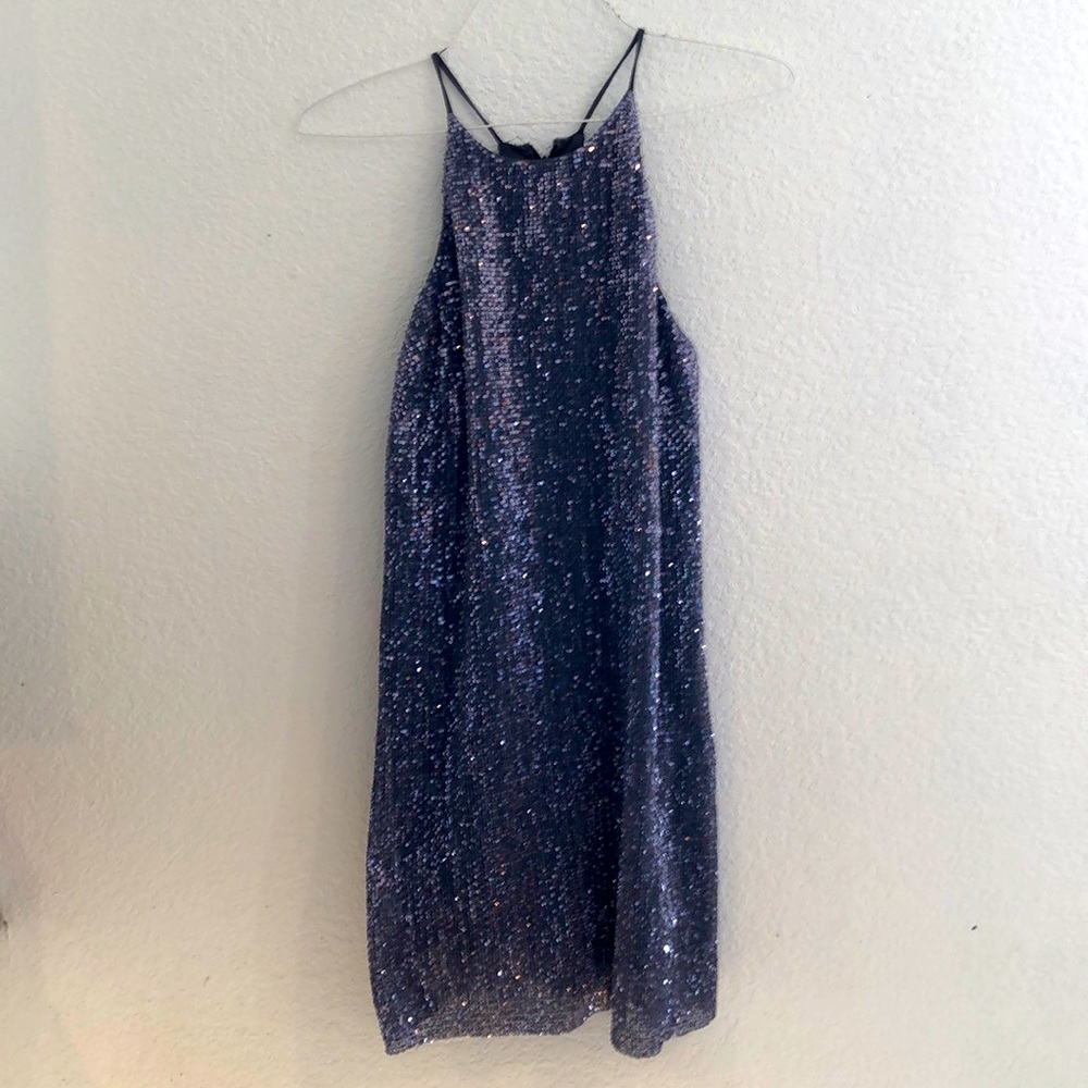 Grey Sequin Party or Cocktail dress